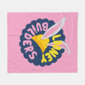 BUGS BUNNY BUILDERS™| Hard Hat Scalloped Logo フリースブランケット (正面(横))