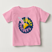 BUGS BUNNY BUILDERS™| Hard Hat Scalloped Logo ベビーTシャツ (正面)