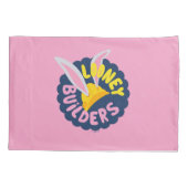 BUGS BUNNY BUILDERS™| Hard Hat Scalloped Logo 枕カバー (裏面)