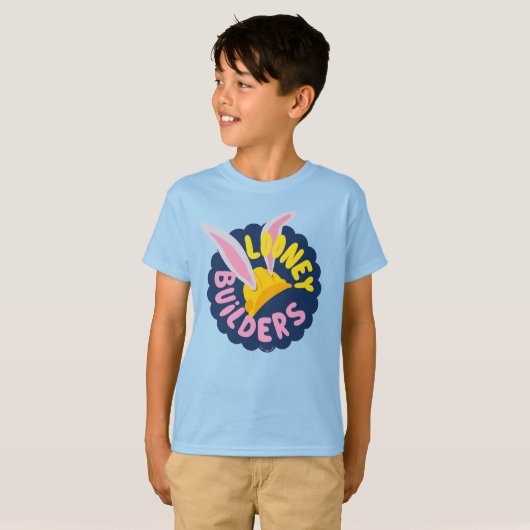 BUGS BUNNY BUILDERS™| Hard Hat Scalloped Logo Tシャツ (正面フル)
