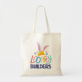 BUGS BUNNY BUILDERS™| Hard Hat Stacked Logo トートバッグ (正面)