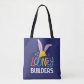 BUGS BUNNY BUILDERS™| Hard Hat Stacked Logo トートバッグ (正面)