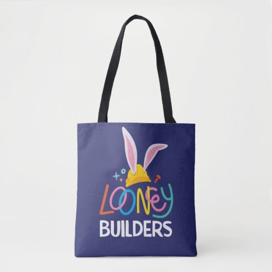 BUGS BUNNY BUILDERS™| Hard Hat Stacked Logo トートバッグ (正面)