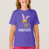 BUGS BUNNY BUILDERS™| Hard Hat Stacked Logo Tシャツ (正面)