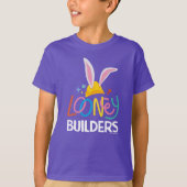 BUGS BUNNY BUILDERS™| Hard Hat Stacked Logo Tシャツ (正面)