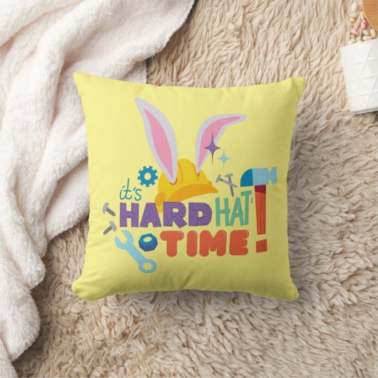 BUGS BUNNY BUILDERS™| It's Hard Hat Time クッション (ブランケット)