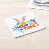 BUGS BUNNY BUILDERS™| It's Hard Hat Time スクエアペーパーコースター (アングル)