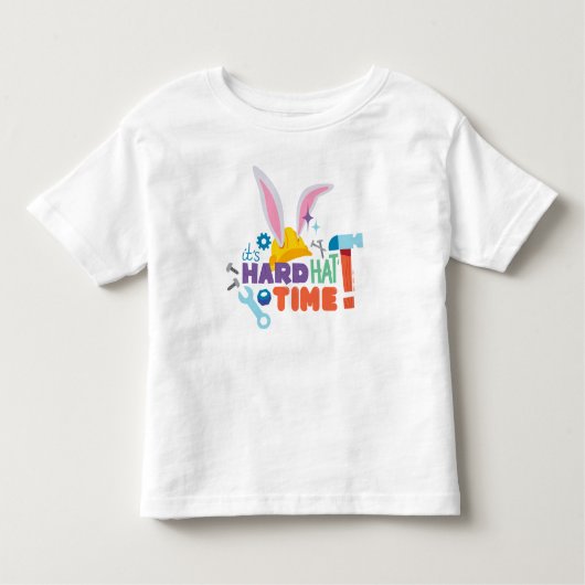 BUGS BUNNY BUILDERS™| It's Hard Hat Time トドラーTシャツ (正面)