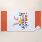 BUGS BUNNY BUILDERS™| It's Hard Hat Time ビーチタオル (正面)