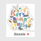 BUGS BUNNY BUILDERS™| "Let's Build This" Collage シール (シート)