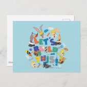 BUGS BUNNY BUILDERS™| "Let's Build This" Collage ポストカード (正面/裏面)