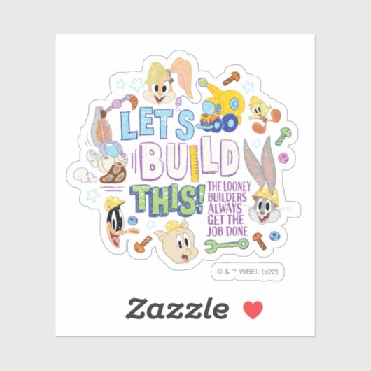 BUGS BUNNY BUILDERS™| "Let's Build This" Sketch シール (シート)