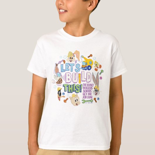 BUGS BUNNY BUILDERS™| "Let's Build This" Sketch Tシャツ (正面)