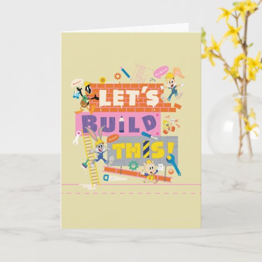 BUGS BUNNY BUILDERS™| "Let's Build This" Work Site カード (黄色い花)