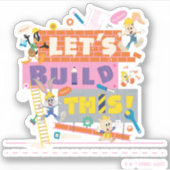 BUGS BUNNY BUILDERS™| "Let's Build This" Work Site シール (正面)