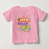 BUGS BUNNY BUILDERS™| "Let's Build This" Work Site ベビーTシャツ (正面)