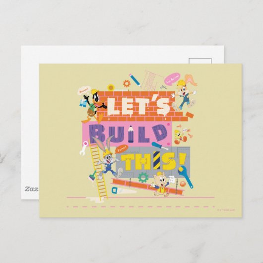 BUGS BUNNY BUILDERS™| "Let's Build This" Work Site ポストカード (正面/裏面)