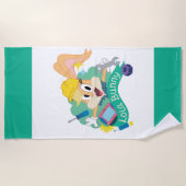 BUGS BUNNY BUILDERS™| Lola Bunny Character Graphic ビーチタオル (正面)
