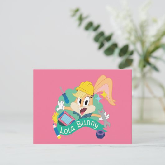 BUGS BUNNY BUILDERS™| Lola Bunny Character Graphic ポストカード (スタンド正面)