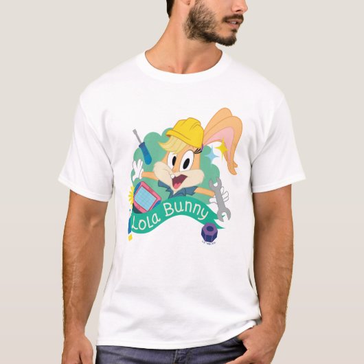 BUGS BUNNY BUILDERS™| Lola Bunny Character Graphic Tシャツ (正面)