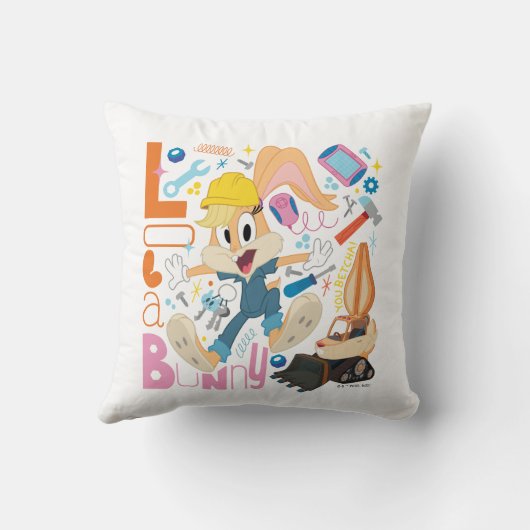 BUGS BUNNY BUILDERS™| Lola Bunny Work Tools クッション (裏面)