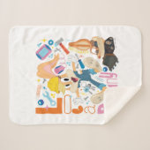 BUGS BUNNY BUILDERS™| Lola Bunny Work Tools シェルパブランケット (正面(横))