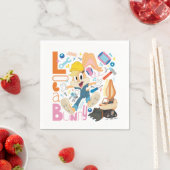 BUGS BUNNY BUILDERS™| Lola Bunny Work Tools スタンダードカクテルナプキン (インサイチュ)