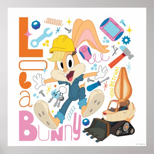 BUGS BUNNY BUILDERS™| Lola Bunny Work Tools ポスター (正面)