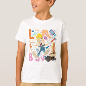 BUGS BUNNY BUILDERS™| Lola Bunny Work Tools Tシャツ (正面)