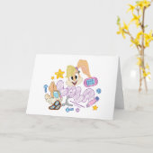 BUGS BUNNY BUILDERS™| Lola Sketch Art カード (黄色い花)