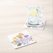 BUGS BUNNY BUILDERS™| Lola Sketch Art スクエアペーパーコースター (インサイチュ)