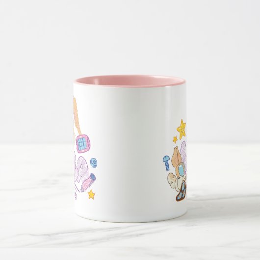 BUGS BUNNY BUILDERS™| Lola Sketch Art マグカップ (中央)