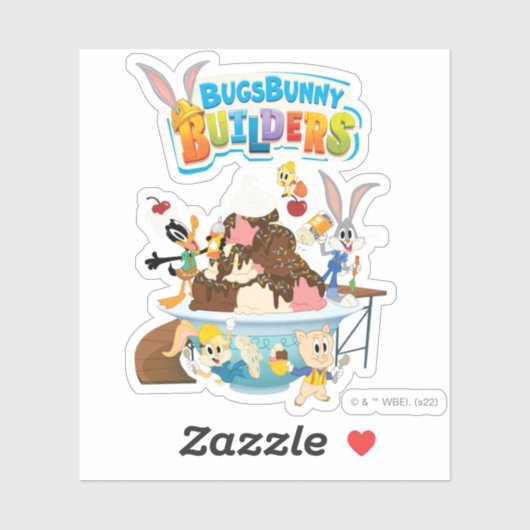 BUGS BUNNY BUILDERS™| Looney Builders Ice Cream シール (シート)