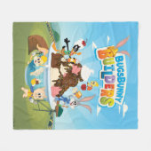 BUGS BUNNY BUILDERS™| Looney Builders Ice Cream フリースブランケット (正面(横))