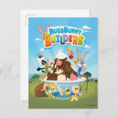 BUGS BUNNY BUILDERS™| Looney Builders Ice Cream ポストカード (正面/裏面)