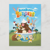 BUGS BUNNY BUILDERS™| Looney Builders Ice Cream ポストカード (正面)