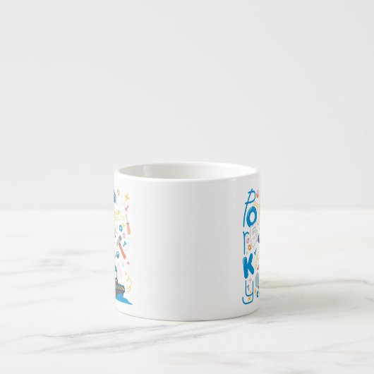 BUGS BUNNY BUILDERS™| Porky Pig Work Tools エスプレッソカップ (正面)