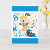 BUGS BUNNY BUILDERS™| Porky Pig Work Tools カード (黄色い花)