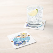 BUGS BUNNY BUILDERS™| Porky Sketch Art スクエアペーパーコースター (インサイチュ)