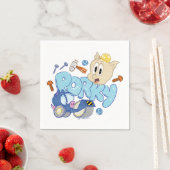 BUGS BUNNY BUILDERS™| Porky Sketch Art スタンダードカクテルナプキン (インサイチュ)