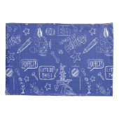 BUGS BUNNY BUILDERS™| Sketch Blueprint Pattern 枕カバー (裏面)