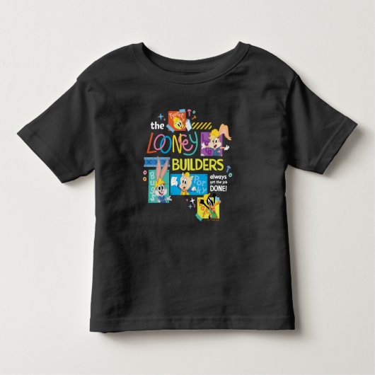 BUGS BUNNY BUILDERS™| The Looney Builders Collage トドラーTシャツ (正面)