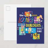 BUGS BUNNY BUILDERS™| The Looney Builders Collage ポストカード (正面/裏面)