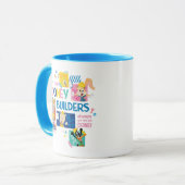 BUGS BUNNY BUILDERS™| The Looney Builders Collage マグカップ (正面左)