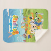 BUGS BUNNY BUILDERS™| The Looney Builders Group シェルパブランケット (正面(横))