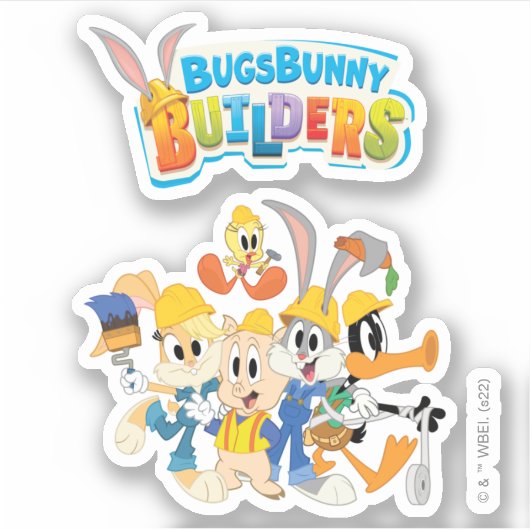 BUGS BUNNY BUILDERS™| The Looney Builders Group シール (正面)