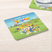 BUGS BUNNY BUILDERS™| The Looney Builders Group スクエアペーパーコースター (アングル)