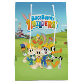 BUGS BUNNY BUILDERS™| The Looney Builders Group ミディアムペーパーバッグ (裏面)
