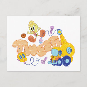 BUGS BUNNY BUILDERS™  TWEETY™スケッチアート ポストカード
