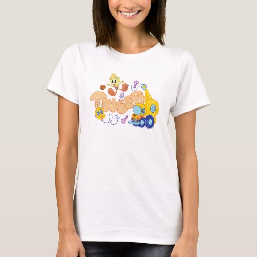 BUGS BUNNY BUILDERS™| TWEETY™ スケッチアート Tシャツ (正面)